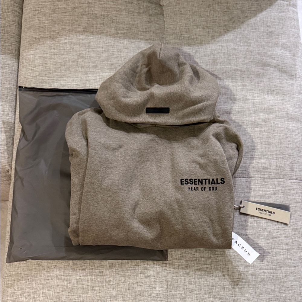 Essentials Fear of God Tan Hoodie